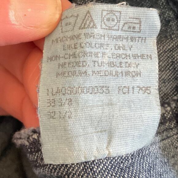 Lee Vintage Size Maxi Jean Denim Skirt Dark Wash - Picture 5 of 12